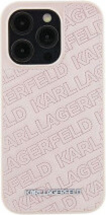 Karl Lagerfeld vattert K-mønster - iPhone 15 Plus-deksel