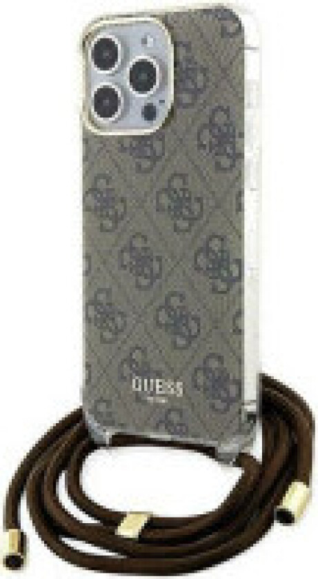 Guess Crossbody Cord 4G Print - iPhone 15 Pro-deksel
