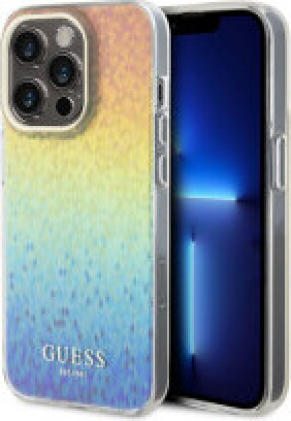 Guess IML Faceted Mirror Disco Iridescent - Deksel til iPhone 15 Pro
