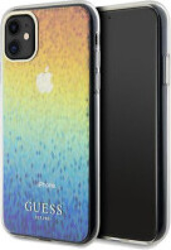 Guess IML Faceted Mirror Disco Iridescent - iPhone 11-deksel