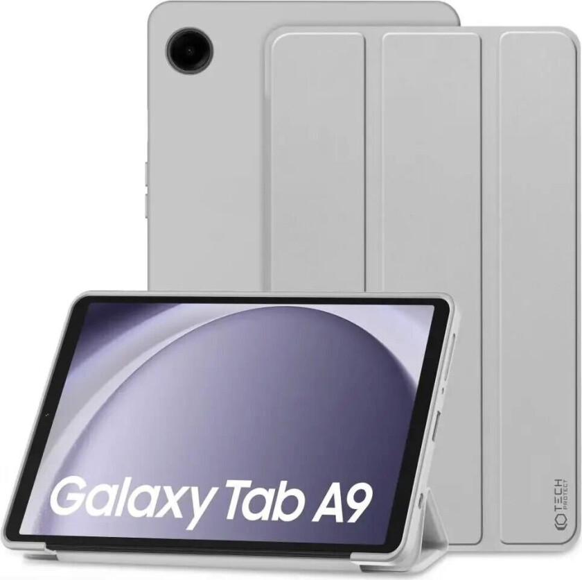 Tech-Protect Samsung Galaxy Tab A9 Tech-Protect Smartcase Deksel Tri-fold - Grå