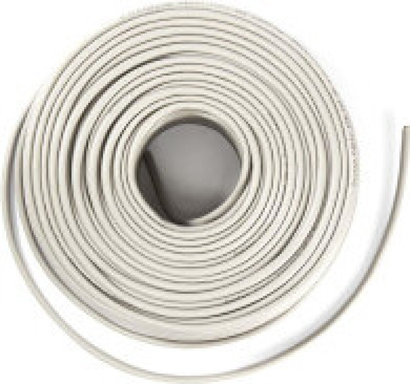 Nettverkskabelen Roll | CAT6 | Strandet | F/UTP | Kobber | 50.0 m | Innendørs | Rund | PVC | Grå | Gaveeske