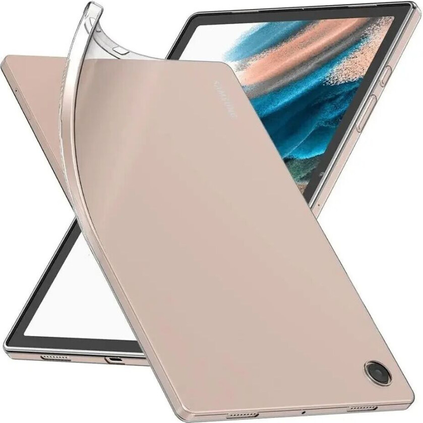 Samsung Galaxy Tab A9 Fleksibelt TPU Plast Deksel - Gjennomsiktig