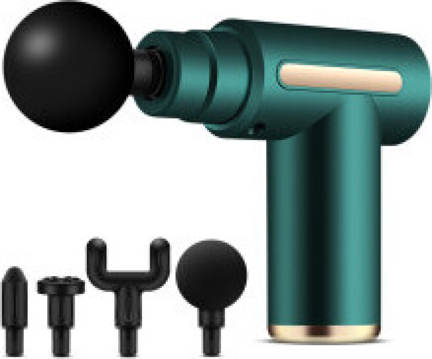 Mini massasjepistol grønn