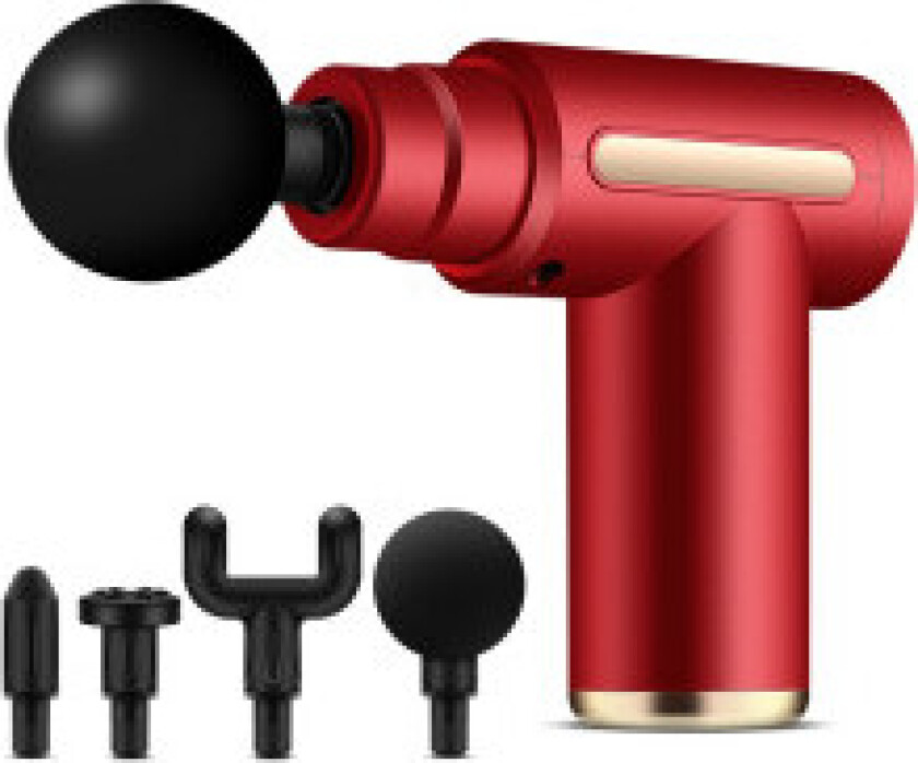 Mini massasjepistol rød