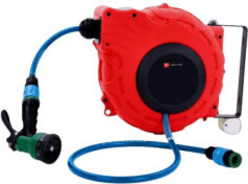 Widmann WM-15W: 15M uttrekkbar vannvegg slangetrommel