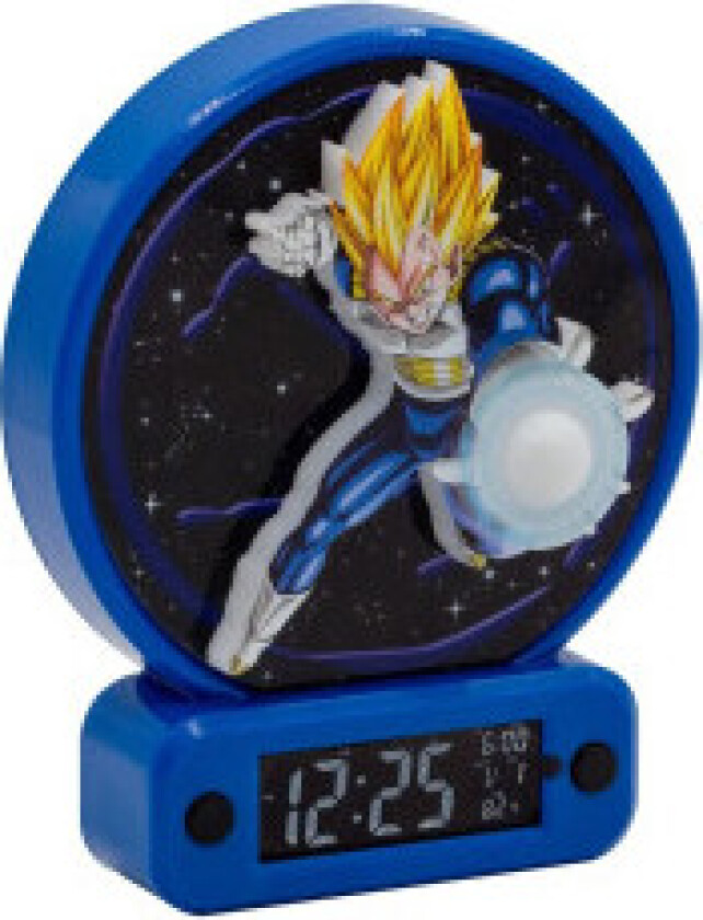 Dragon Ball Z Vekkerklokke med Lys Vegeta 18 cm