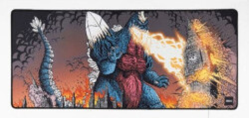 Godzilla overdimensjonert Mousepad Fire