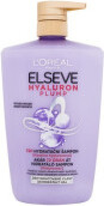 - Elseve Hyaluron Plump Moisture Shampoo - For Women, 1000 ml