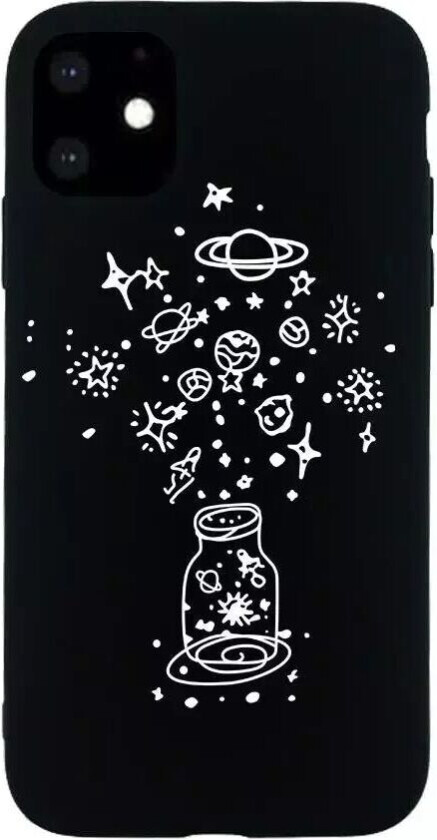 iPhone 11 Fleksibel Plastik Deksel - Univers