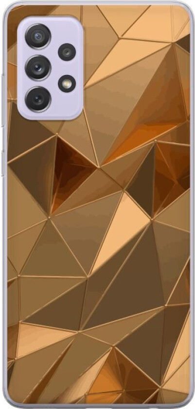 Mobildeksel til Samsung Galaxy A52s 5G med 3D Gull motiv