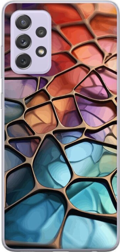 Mobildeksel til Samsung Galaxy A52s 5G med Metalliskt mønster motiv