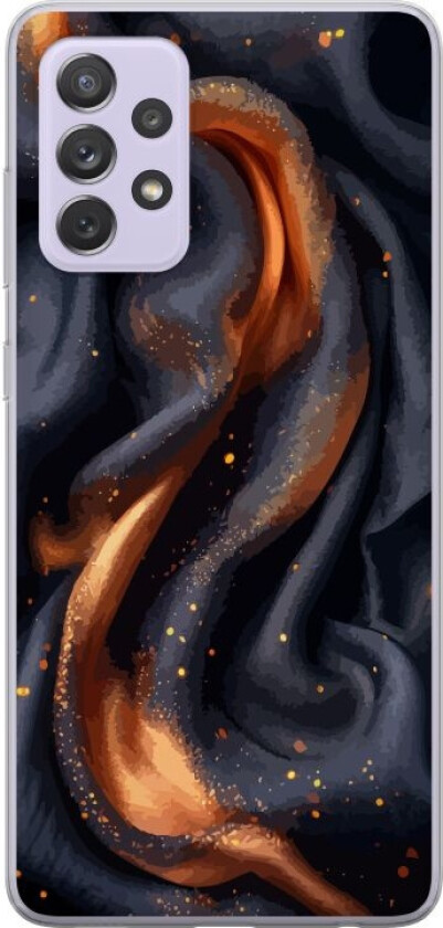 Mobildeksel til Samsung Galaxy A52s 5G med Brennende silke motiv