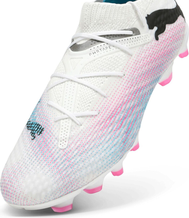 FUTURE 7 Pro+ FG/AG / Q1 24, fotballsko gress og kunstgress, herre White-Black-Pink