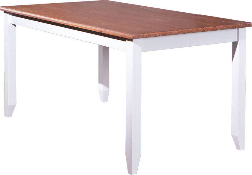 Wright spisebord hvit, brun.