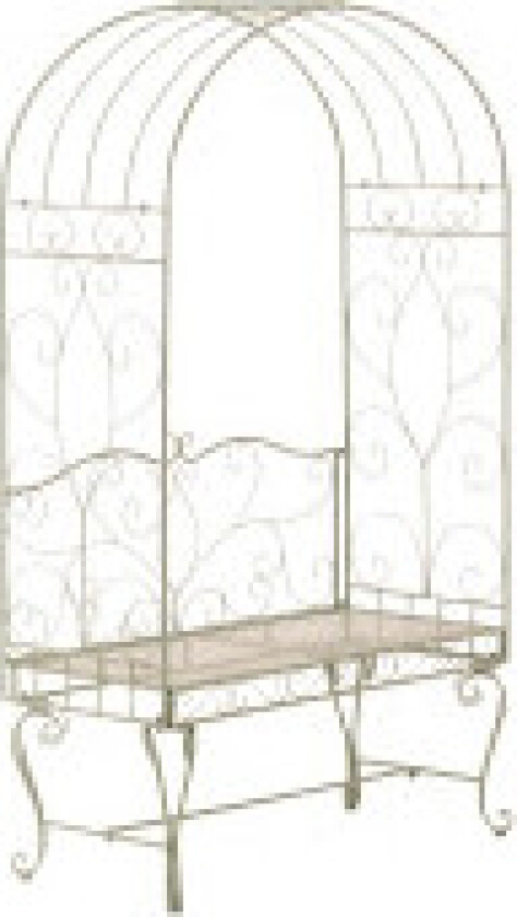 Nosty rosebue med benk Antikk Grønn