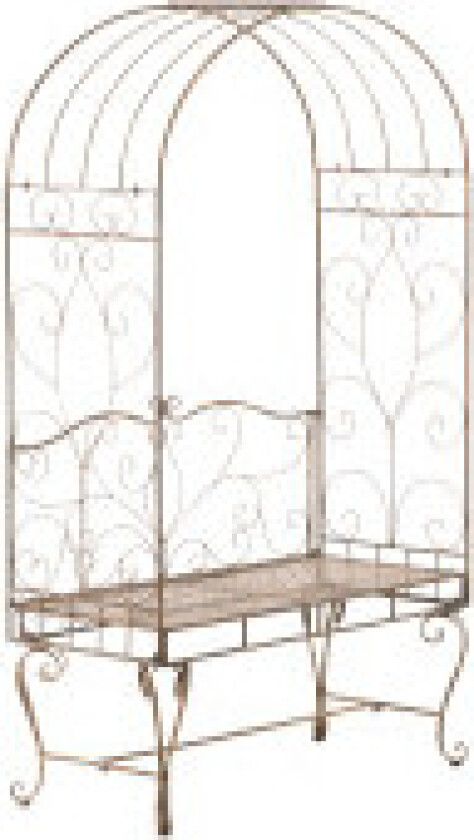 Nosty rosebue med benk Bronse