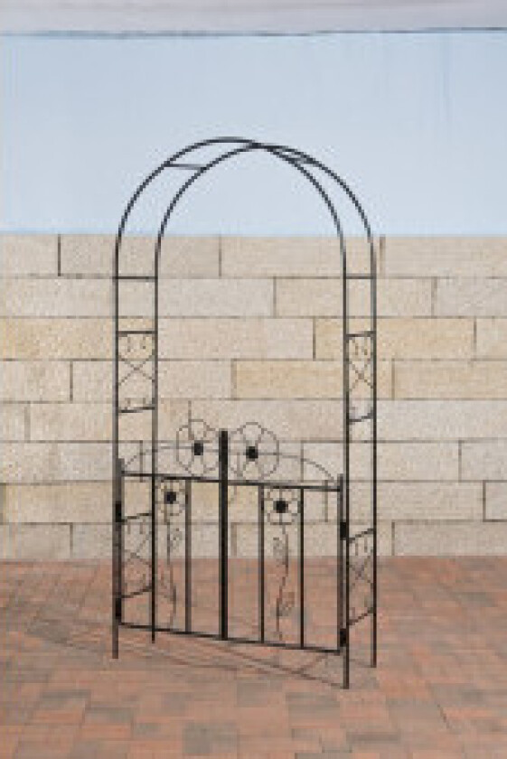 Rose Arch Gateway Svart