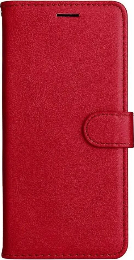 Samsung Galaxy A15 (5G) / A15 Kunstskinn Flippdeksel med Lommebok og Stropp - Rød