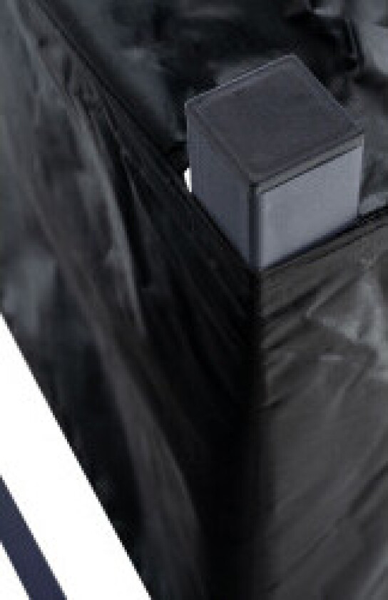 Vedstativ + presenning Martin 25x160x115 cm Antrasitt