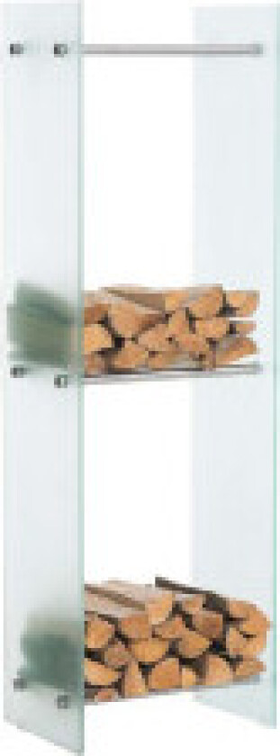 Vedstativ Dacio melkeglass 35x50x180 cm