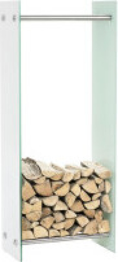 Vedstativ Dacio E35x80x80 cm Hvit