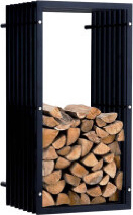 Vedstativ Irving Wall V3 40x50x100 cm Svart