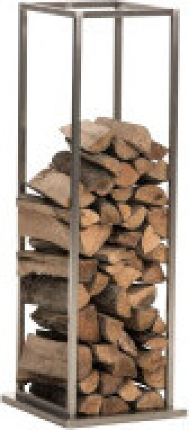 Vedstativ Reto 33x33x115 Rustfritt Stål