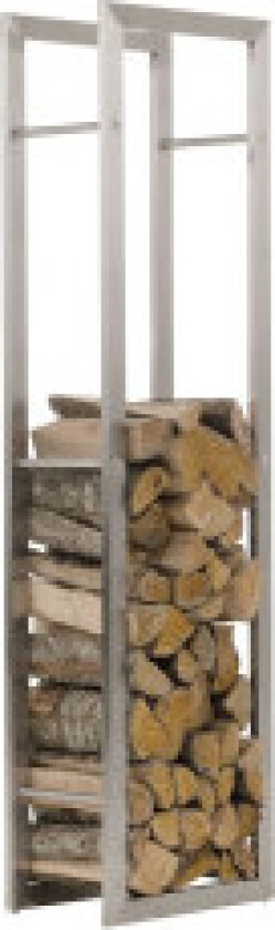 Vedstativ Keri 25x40x150 Rustfritt Stål