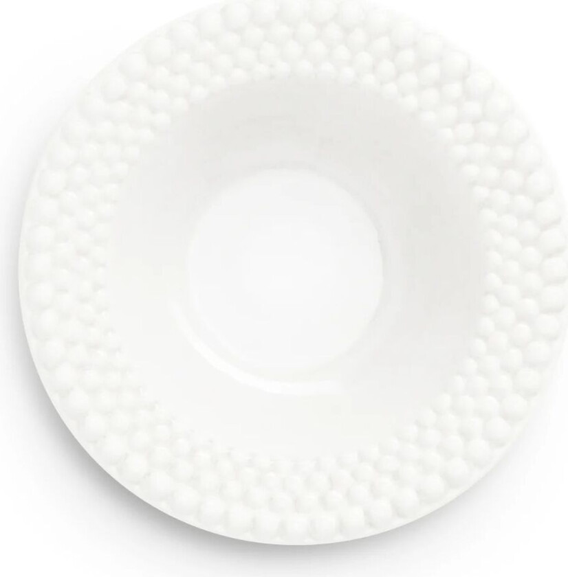 Bubbles suppetallerken 25 cm Hvit