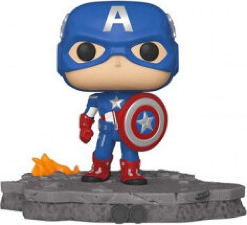 POP-figur Marvel Avengers Captain America Assemble Eksklusivt