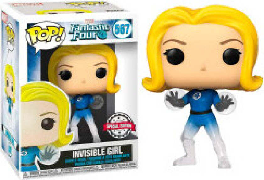 POP-figur av Marvel Fantastic Four Invisible Girl Exclusive