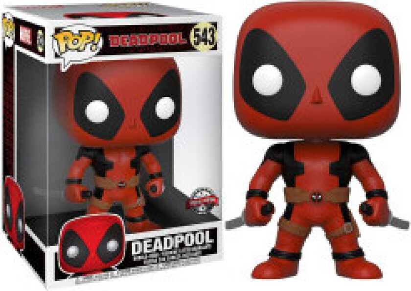 POP-figur Marvel Deadpool med sverd 25 cm eksklusivt