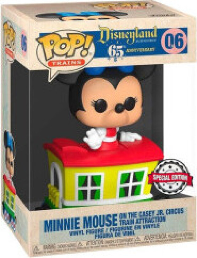 POP-figur Disney Train Casey Jr- Minnie i bil 6 Exclusive