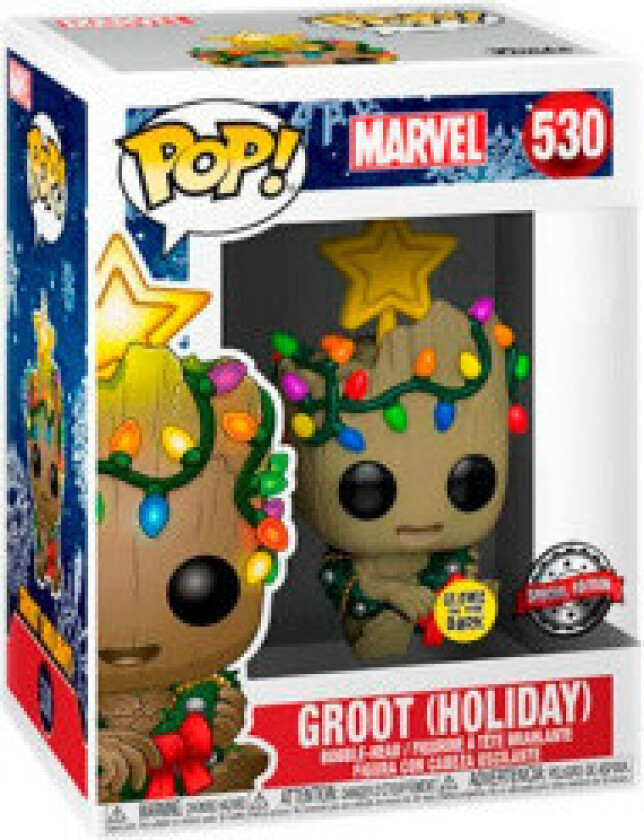 POP-figur Marvel POP Marvel Groot Holiday Christmas Exclusive
