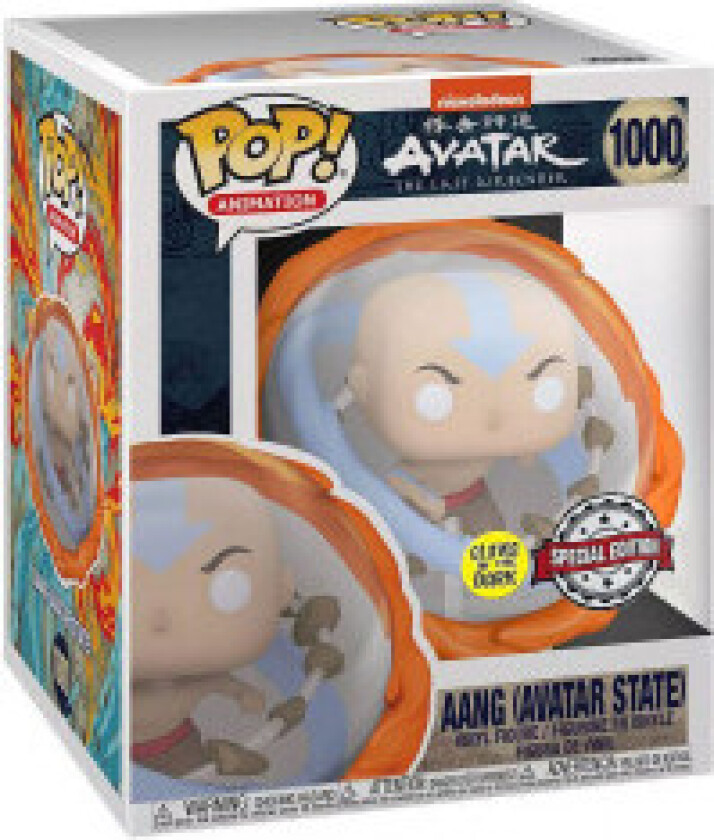 POP-figur av Avatar Aang All Elements Glow in the Dark Exclusive