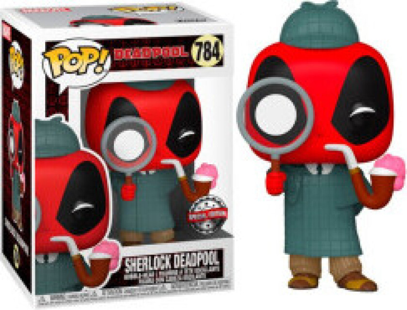 POP-figur Marvel Deadpool 30th Sherlock Deadpool eksklusivt
