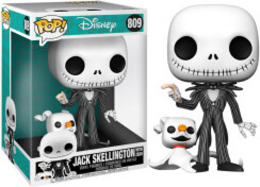 POP-figur Disney Nightmare Before Christmas Jack With Zero 25 cm Eksklusivt