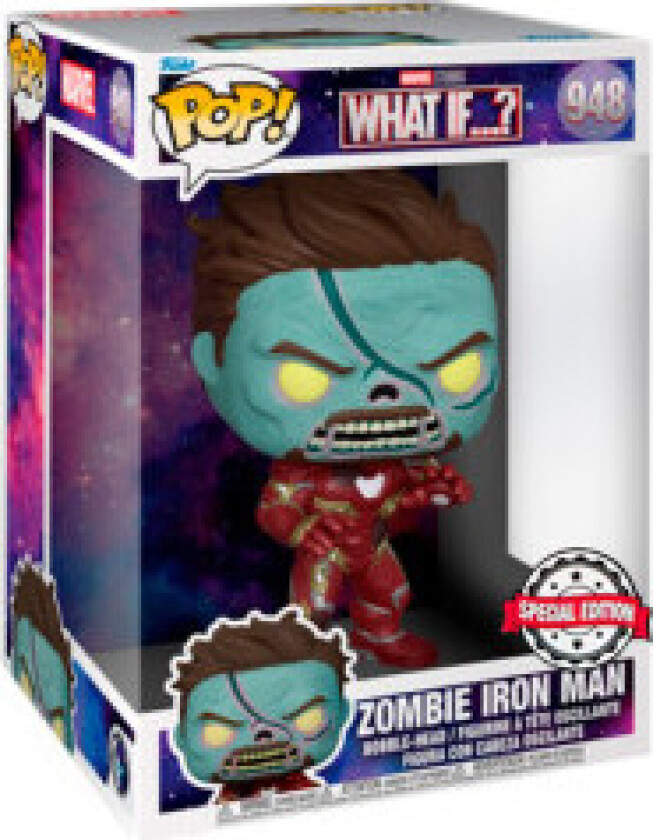 POP-figur Marvel What if Zombie Iron Man Eksklusiv 25cm