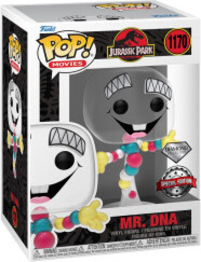 POP-figur Jurassic Park Mr. DNA Eksklusivt
