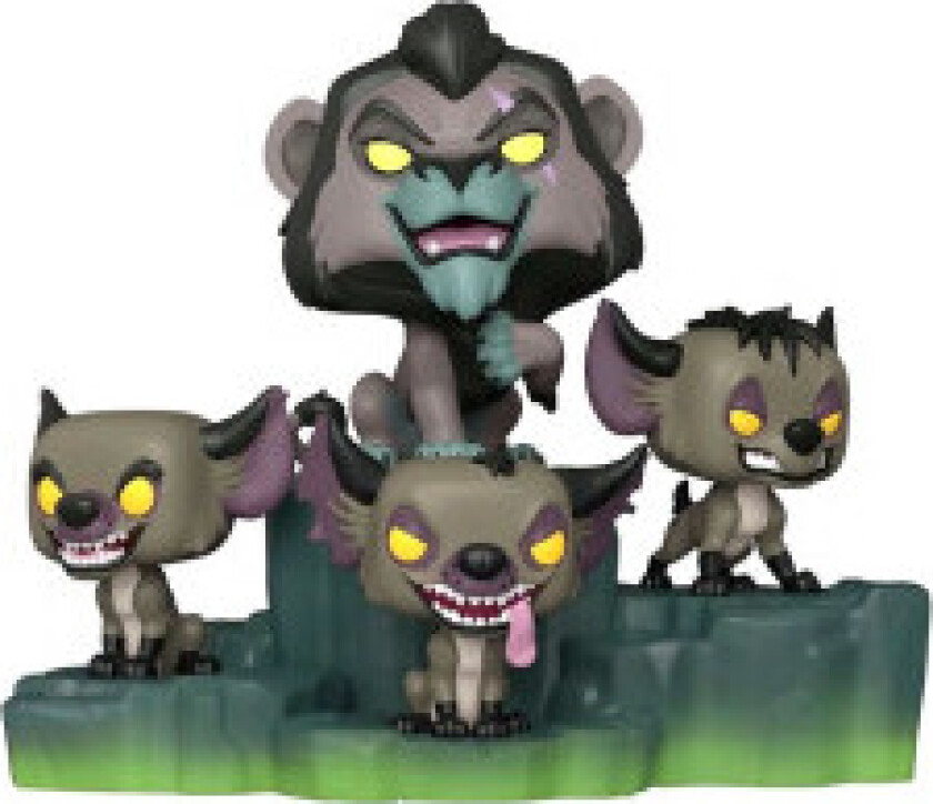 POP-figur Disney Villains Scar med hyener Eksklusivt