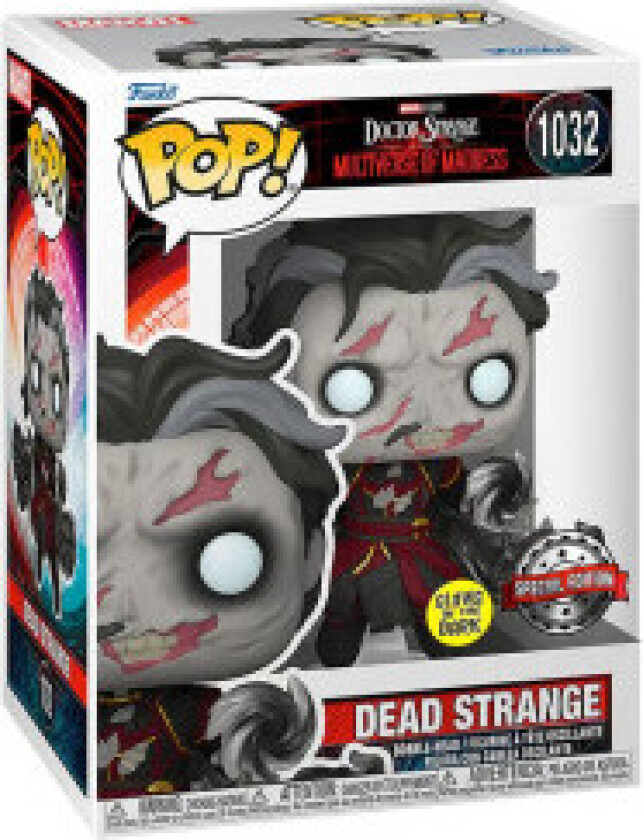 POP-figur av Doctor Strange Multiverse of Madness Dead Strange Exclusive