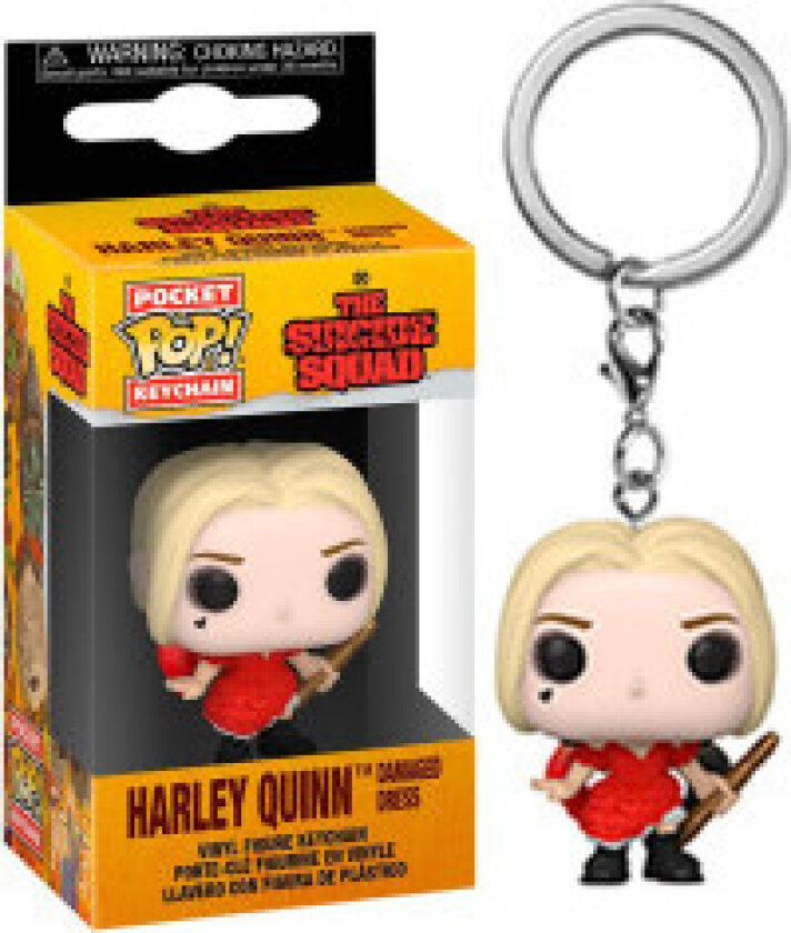 Lomme POP nøkkelring DC The Suicide Squad Harley Quinn Damaged Dress