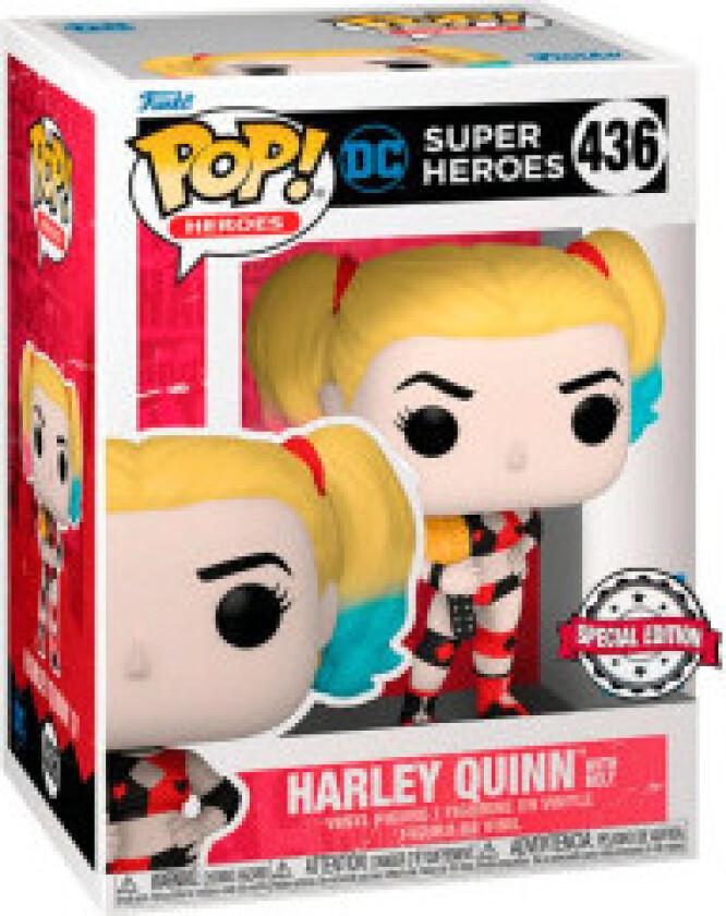 POP-figur DC Comics Super Heroes Harley Quinn eksklusivt