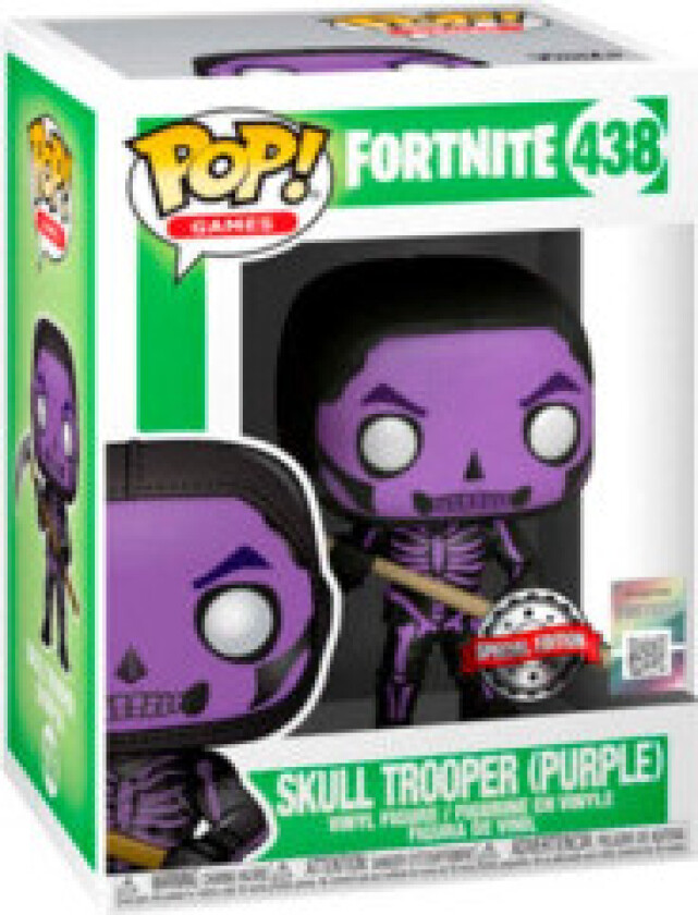 POP-figur av Fortnite Skull Trooper Purple Exclusive