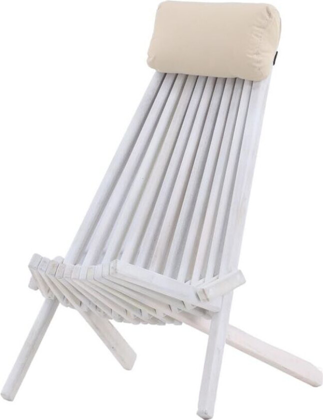 Star lenestol inkl. pute akasie, hvit.