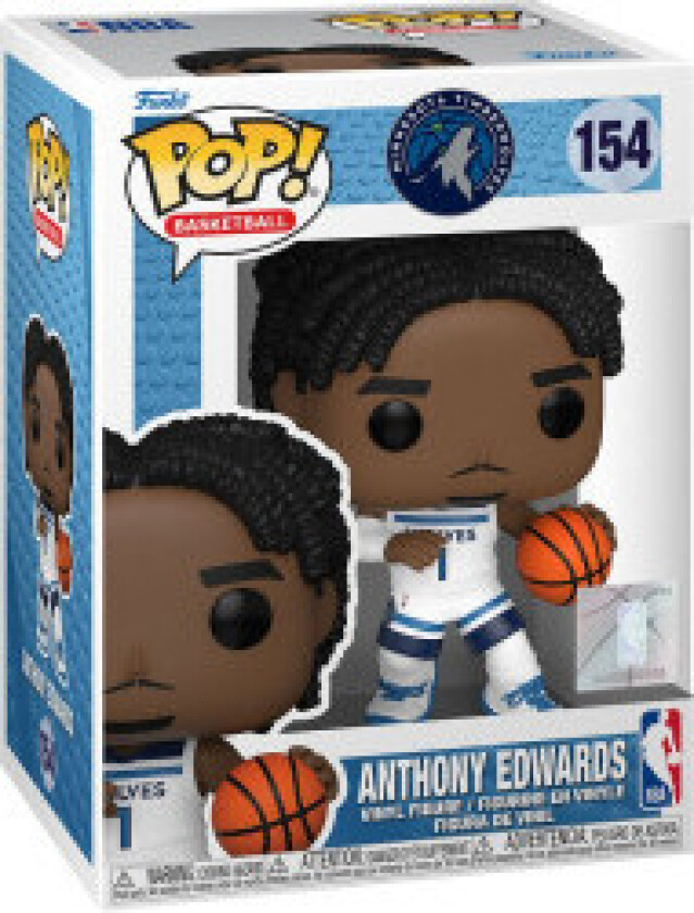 POP-figur av NBA Timberwolves Anthony Edwards
