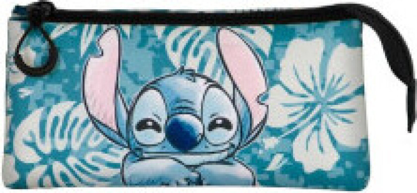 Disney Stitch Aloha trippel pennalhus med tre penner