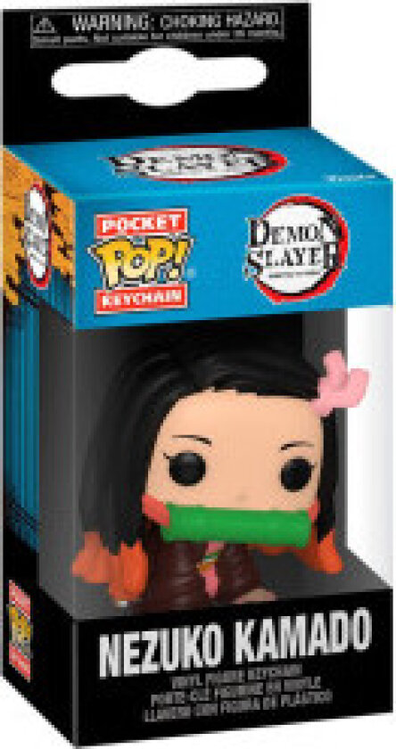 Pocket POP-nøkkelring Demon Slayer Kimetsu no Yaiba Nezuko Kamado