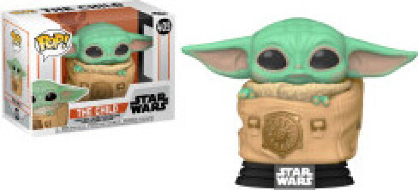 POP-figur av Star Wars The Mandalorian Barn med veske